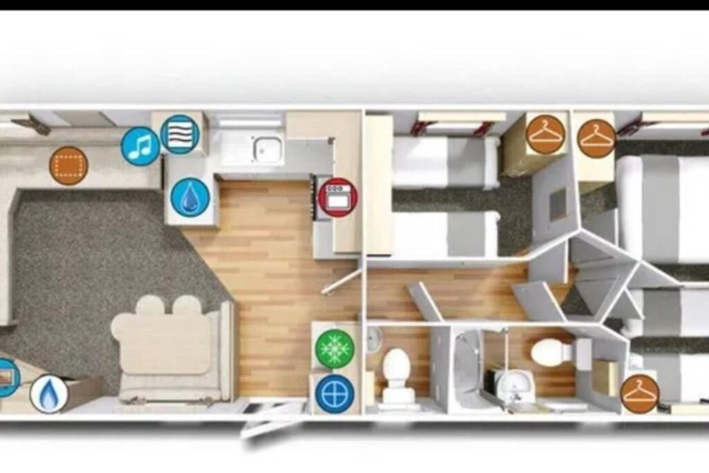 8 Sleep Chalet At Newquay Away Resorts Nb160 外观 照片